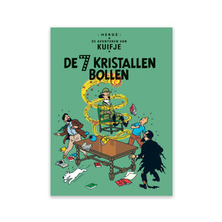 moulinsart Tintin postcard - The 7 Crystal Balls