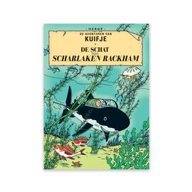 moulinsart Tintin postcard - Red Rackham's Treasure