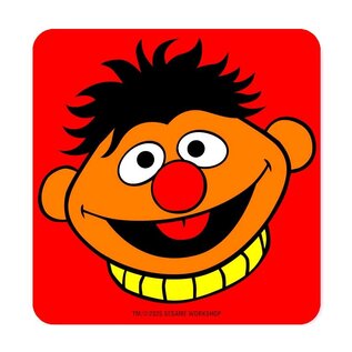 Logoshirt Sesamstraat coaster - Ernie