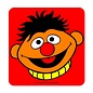 Logoshirt Sesamstraat coaster - Ernie onderzetter