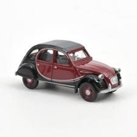 Norev Citroën 2CV Charleston 1982 Delage Red and Black 1:54