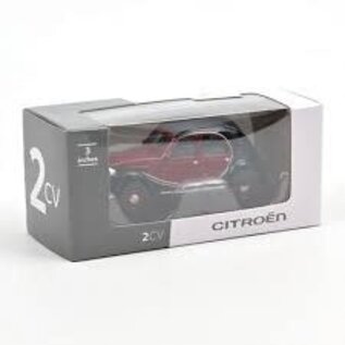 Norev Citroën 2CV Charleston 1982 Delage Red and Black 1:54