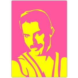 Nobis Design Postkaart Djun - Queen - Freddie Mercury Bohemian Spirit