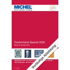 Michel Deutschland-Spezial 2026 Band 2: Ab Mai 1945 (Alliierte Besetzung , Berlin, DDR)