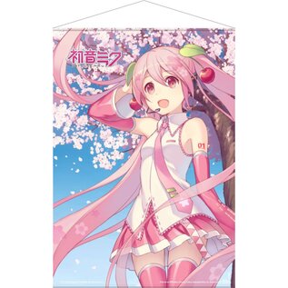Popbuddies Hatsune Miku wall scroll/polyester poster - Cherry blossom 50 x 70 cm