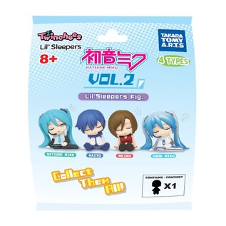 Tomy Hatsune Miku - Twinchees Mini Lil' Sleepers - Serie 2 - mini figuur
