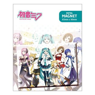 Popbuddies Hatsune Miku magneet - Hatsune Miku met haar vrienden