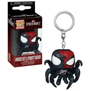 Funko Pocket Pop! Keychain Marvel Spider-Man 2 Advanced Suit 2.0 Symbiote Takeover