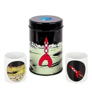 moulinsart Coffee Set Tintin on the Moon
