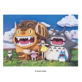 Ensky Studio Ghibli My Neighbor Totoro -  Roaring  - Shadow Paper Theater