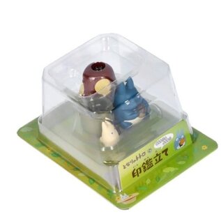 Ensky Studio Ghibli My Neighbor Totoro - Potloodhouder met 2 Totoro figuren