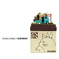 Sankei Studio Ghibli My Neighbor Totoro  - Mini Moving Day - Paper Craft 6 x 6 cm