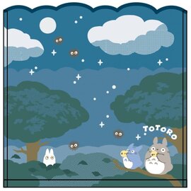 Marushin Studio Ghibli - My Neighbor Totoro - Mini towel Under the Moon - handdoekje 25 x 25 cm