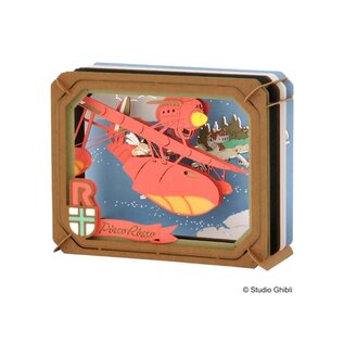 Ensky Studio Ghibli Porco Rosso - Adriatic Sea Paper Theater