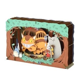Ensky Studio Ghibli Mein Nachbar Totoro – Ankunft Katzenbus Paper Theater