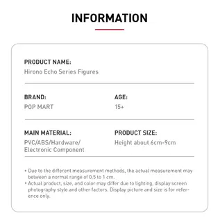Pop Mart Hirono Echo Series Blind Box