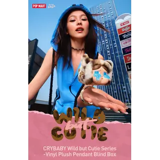 Pop Mart Crybaby Wild but Cutie Vinyl Plush Pendant Blind Box