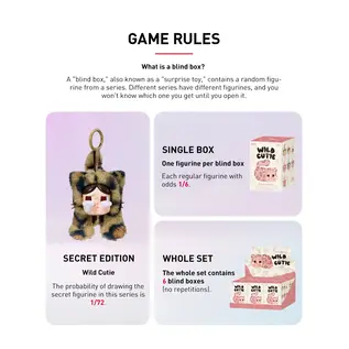 Pop Mart Crybaby Wild but Cutie Vinyl Plush Pendant Blind Box