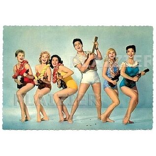 Plaizier Elvis Presley - Postkaart Blue Hawaii - 1961