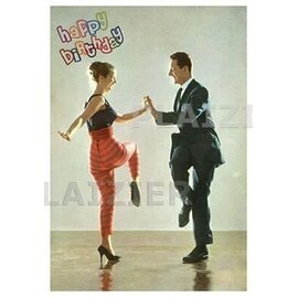 Plaizier Postkaart - Happy Birthday twist