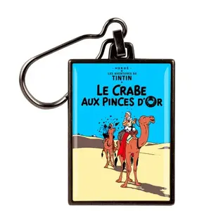 moulinsart Tintin metal keychain  - The Crab with the Golden Claws
