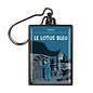 moulinsart Tintin metal keychain - The Blue Lotus (coloured version)
