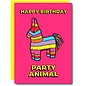 Studio Soph Wenskaart - Happy Birthday Party Animal
