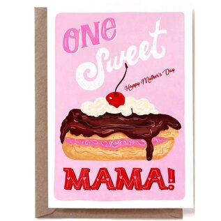 Reddish Design Wenskaart - One Sweet Mama! - Happy Mother's Day
