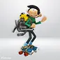 Plastoy Gaston Lagaffe figurine - Gaston on Rollerskates