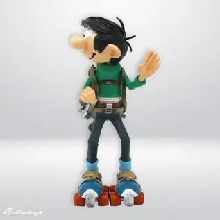 Plastoy Gaston Lagaffe Figur - Gaston auf Rollschuhen