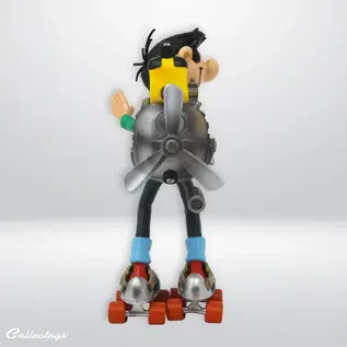 Plastoy Gaston Lagaffe Figur - Gaston auf Rollschuhen