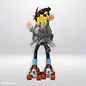 Plastoy Gaston Lagaffe Figur - Gaston auf Rollschuhen