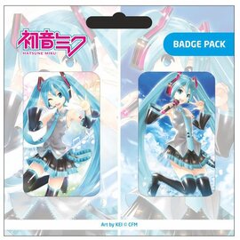 Popbuddies Hatsune Miku - Pin Badges 2-pack Set A