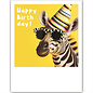 Taurus Postkaart - Happy Birthday! Zebra