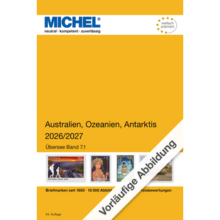 Michel 7.1 Australien - Ozeanien - Antarktis 2026/2027 Band 1 A-M