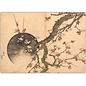 Tushita Postkaart - Katsushika Hokusai - Plum Blossom and the Moon