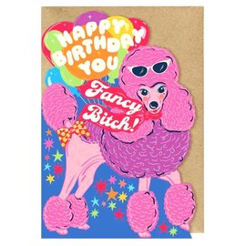 Cath Tate Wenskaart Lost Plots - Happy Birthday you Fancy Bitch!