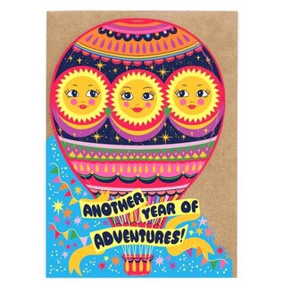 Cath Tate Greeting Card Lost Plots - Another year of Adventures!
