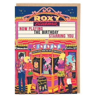 Cath Tate Wenskaart Lost Plots - Now playing The Birthday starring You