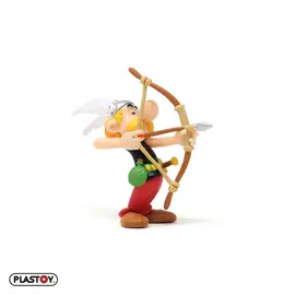 Plastoy Asterix figuur - Asterix schiet met een boog