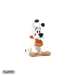 Plastoy Asterix Figur - Idefix mit seinem Knochen