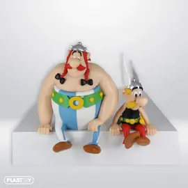 Plastoy Asterix shelf sitter - Asterix & Obelix zittend