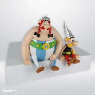 Plastoy Asterix shelf sitter - Asterix & Obelix sitting