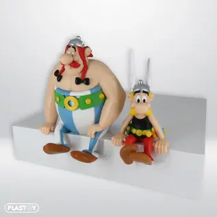 Plastoy Asterix shelf sitter - Asterix & Obelix zittend