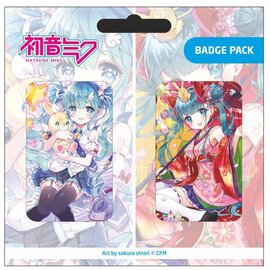 Popbuddies Hatsune Miku - Pin Badges 2-Pack Set B - Buttons
