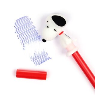 Puckator Peanuts Snoopy - Inkredible Uitwisbare Pen met figuur - Erasable