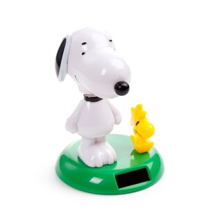 Puckator Peanuts - Snoopy & woodstock Solar Pal Wackelkopffigur Figur