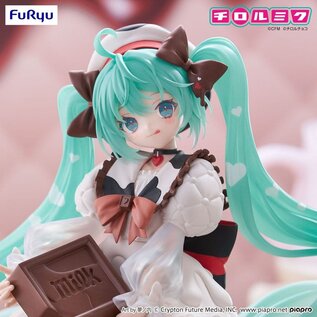 FuRyu Trio-Try-iT Hatsune Miku  x Tirol Choco - Hatsune Miku Milk PVC figuur 18 cm