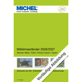 Michel Europe catalogue volume 9 Cyprus, Gibraltar, Malta & Turkey 2026/2027