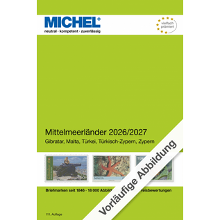 Michel Europe catalogue volume 9 Cyprus, Gibraltar, Malta & Turkey 2026/2027